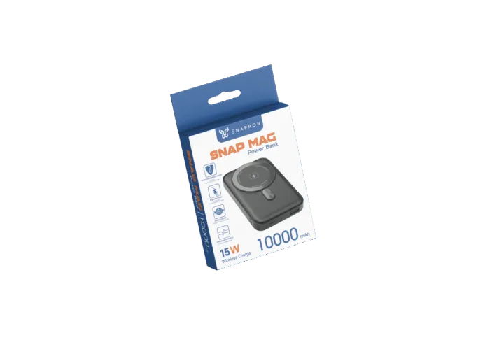 10000mah PD 22.5W 15W Wi̇reless Magsafe Powerbank - Görsel 4