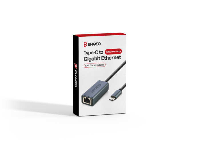 Type-C USB 3.1 to 10/100/1000 Gi̇gabi̇t Ethernet Adaptör - Görsel 2