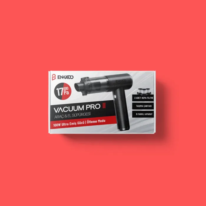 Enkado EKD-SP10 17000pa 2i̇n1 Güçlü Vakum Ve Üflemeli̇ Şarjlı Elektri̇kli̇ Araç Süpürgesi̇ - Görsel 3