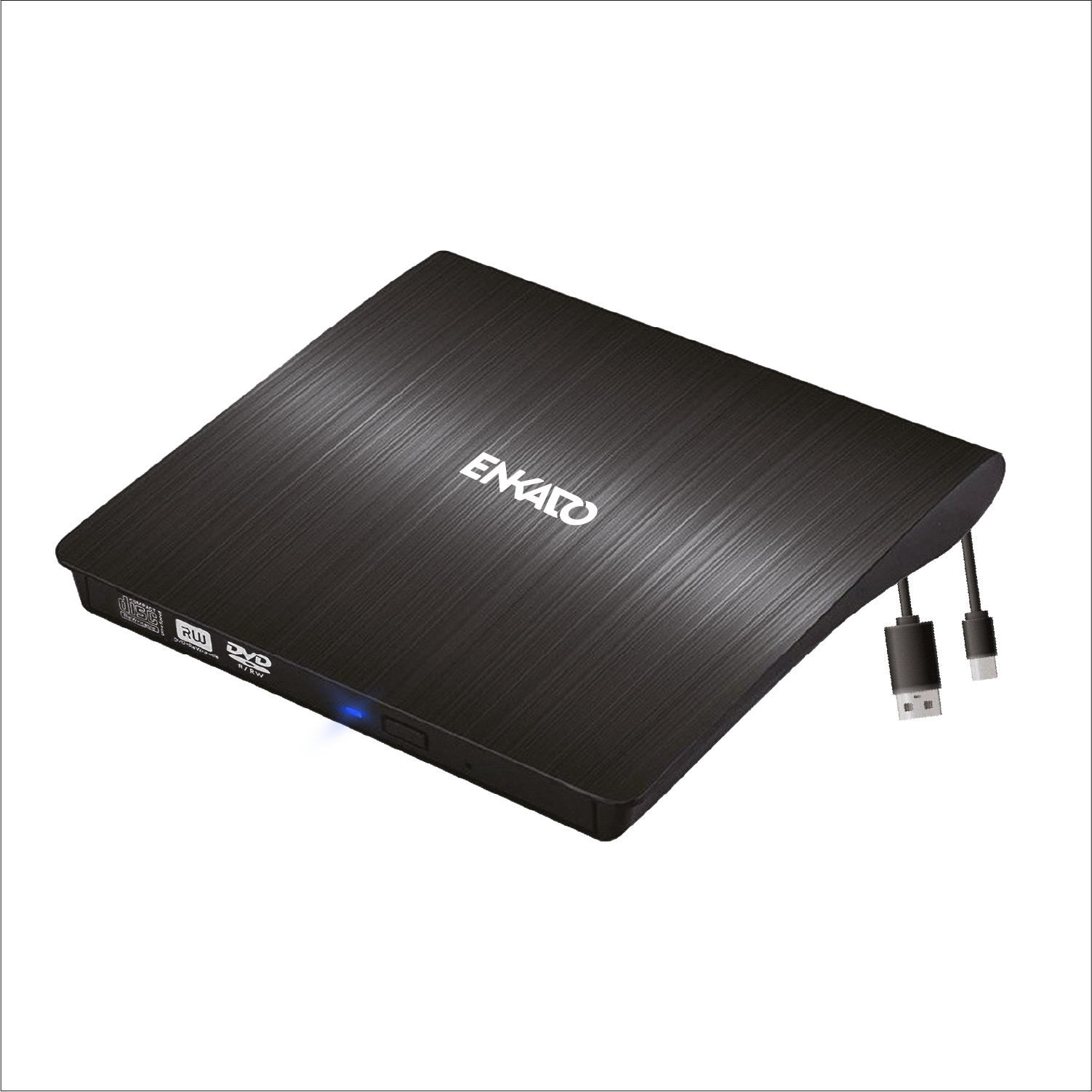 Ekd-UDVD120.png Usb 3.0 Dvd-R/CD-R/RW Harici Optik Yazıcı + Type-C - Görsel 1