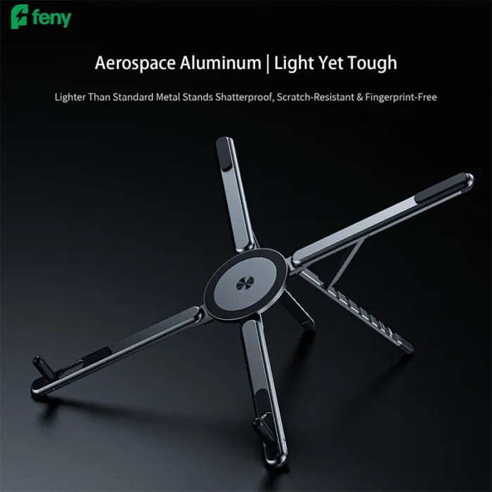 Magstone 360° Dönebilen Ayarlanabilir Kademeli 3in1 Magsafe Laptop Stand - Görsel 5