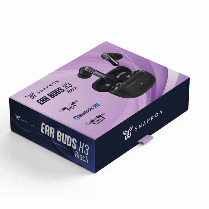Ear Buds X3 TWS Kulaklık (Siyah) - Görsel 2