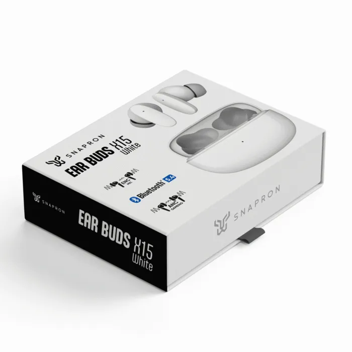 Ear Buds X15 TWS Kulaklık (Beyaz) - Görsel 2