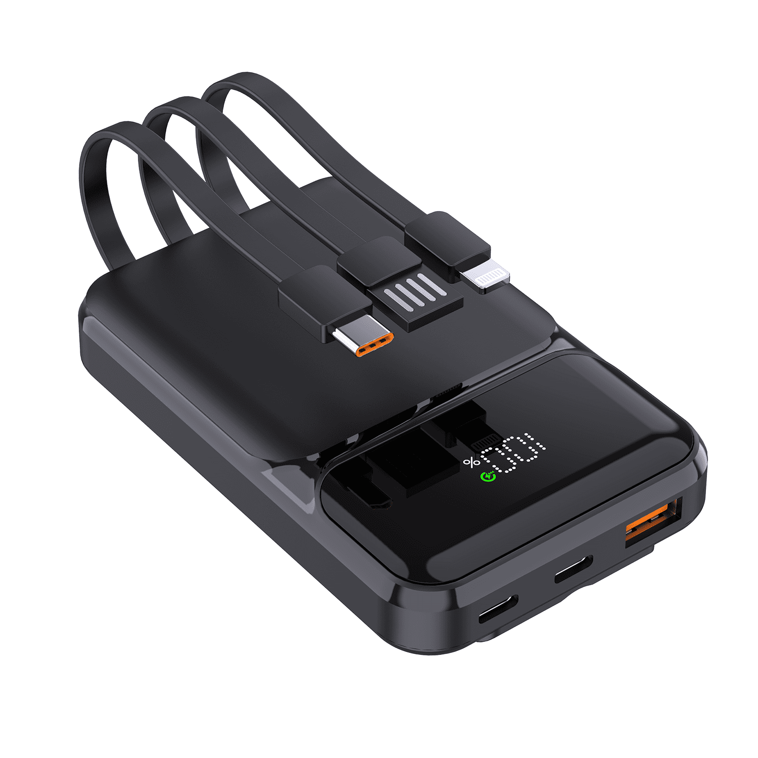 SNP-3006_1.png Snapron SNP-3006 10.000 Mah Hızlı Şarj Led Göstergeli̇ Powerbank - Görsel 1