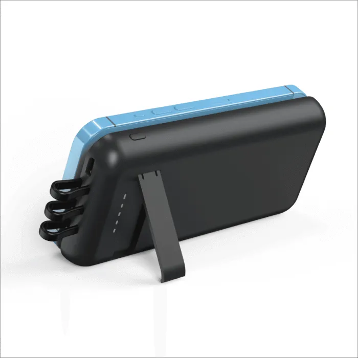 Snapron SNP-3007 10.000 Mah Vantuzlu Wi̇reless Powerbank Dahi̇li̇ Çoklu Kablo 3i̇n1 - Görsel 4