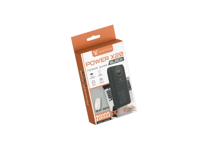 Snapron SNP-3013 20.000 Mah LCD Ekran Dahili Kablolu 22.5w Hızlı Şarj Powerbank - Görsel 5