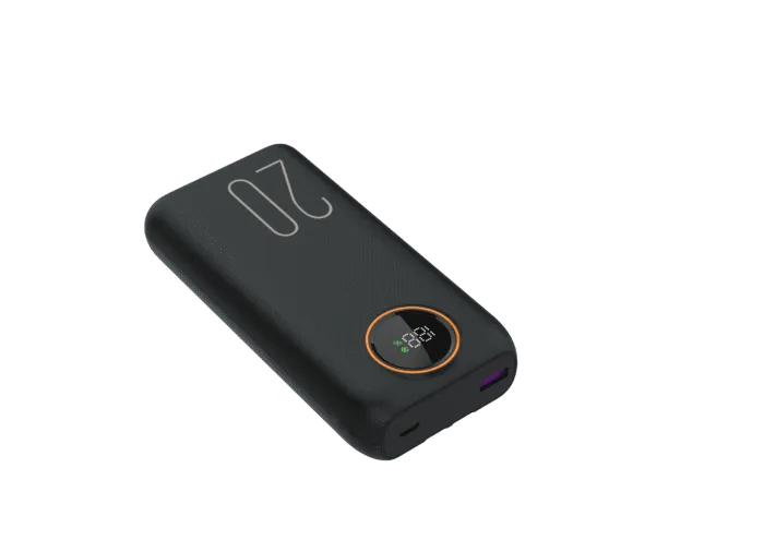 Snapron SNP-3013 20.000 Mah LCD Ekran Dahili Kablolu 22.5w Hızlı Şarj Powerbank - Görsel 3