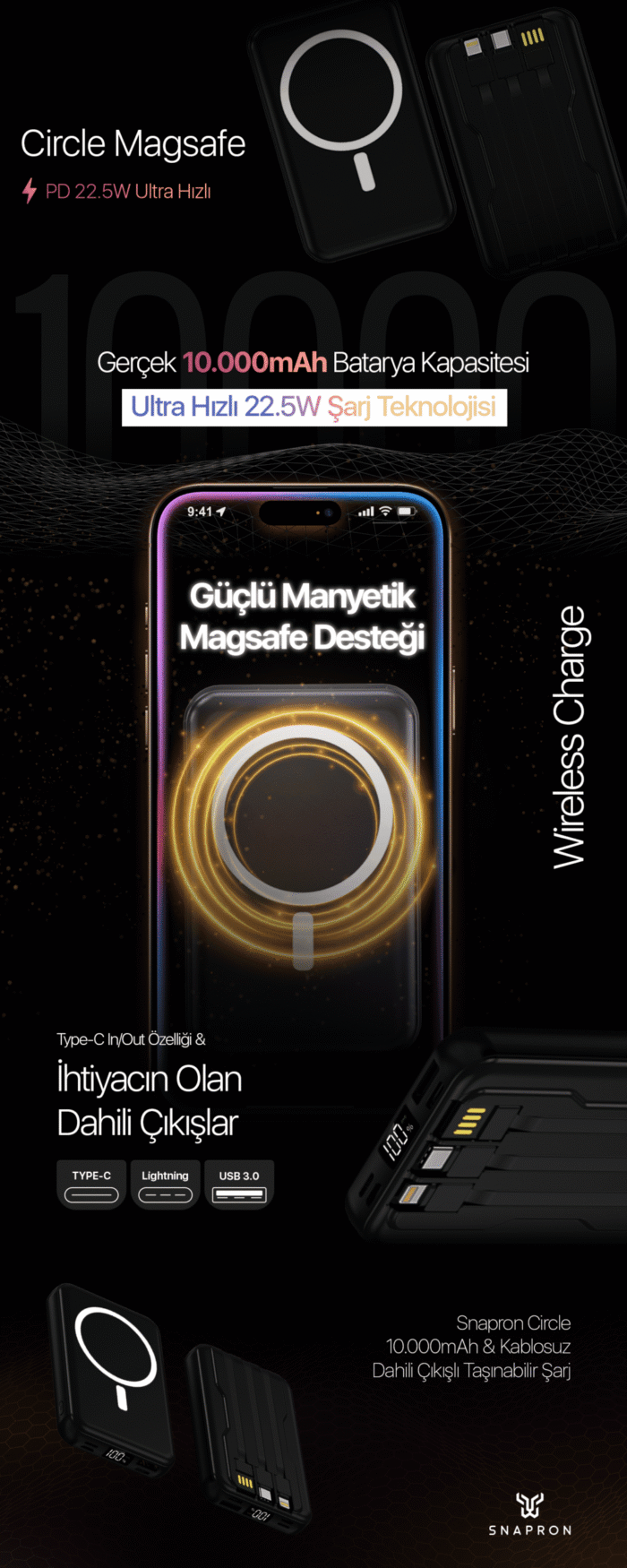 SNP-3005 Powerbank - Görsel 2