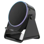 5i̇n1 Wi̇reless Inducti̇on  Bluetooth 5W 2000 Mah RGB Si̇yah Speaker