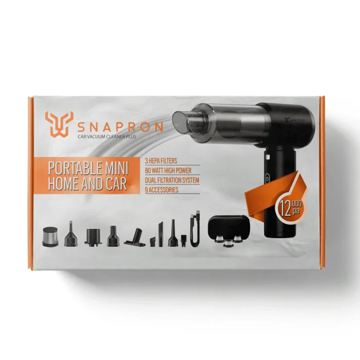 Snapron SNV-3002 12000pa 15i̇n1 Güçlü Vakum Ve Üflemeli̇ Şarjlı Elektri̇kli̇ Araç Süpürgesi̇ - Görsel 2