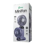 Minifan Ultra Sessiz LED Göstergeli Katlanabilir Şarjlı Mini El Fanı - Görsel 2
