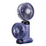 Minifan Ultra Sessiz LED Göstergeli Katlanabilir Şarjlı Mini El Fanı