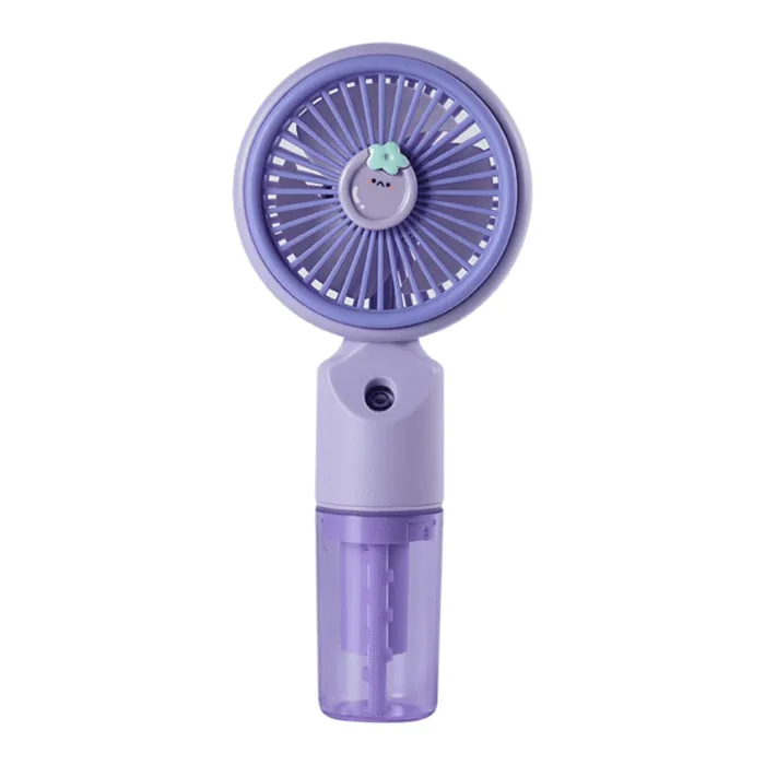 Minifan Ultra Sessiz Buharlı Şarjlı Mini El Fanı - Görsel 3