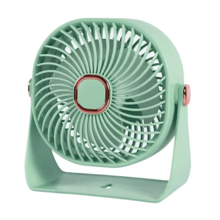 Ultra Sessiz 3 Kademeli 180° 4" Şarjlı Masa Fanı