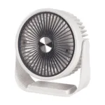 Ultra Sessiz 3 Kademeli 360° 6" Şarjlı Masa Fanı - Görsel 2