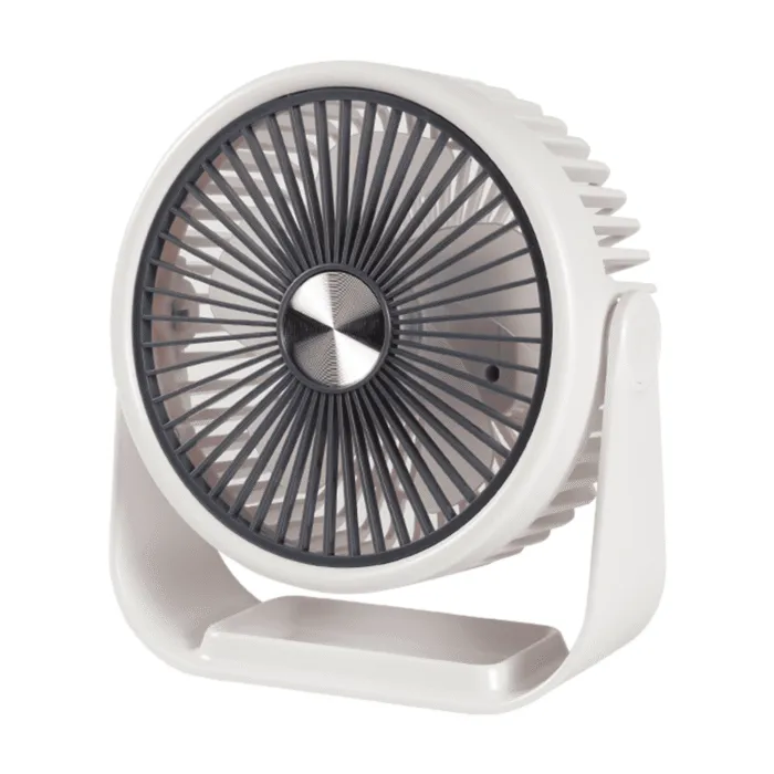 Ultra Sessiz 3 Kademeli 360° 6" Şarjlı Masa Fanı - Görsel 2
