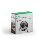 Metal 360° 4" Mini Masaüstü Fan - Görsel 2