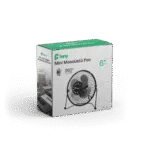 Metal 360° 6" Mini Masaüstü Fan - Görsel 2