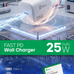 FENY 25W GaN PD Hızlı Şarj Adaptörü USB-C Duvar Şarj Cihazı
