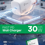 FENY 30W GaN PD Hızlı Şarj Adaptörü USB-C Duvar Şarj Cihazı
