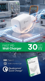 FENY 30W GaN PD Hızlı Şarj Adaptörü USB-C Duvar Şarj Cihazı