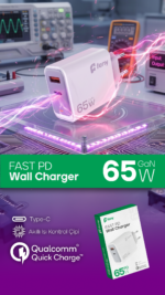 FENY 65W PD Hızlı Şarj Adaptörü USB-C + USB-A Notebook, MacBook, Tablet ve Telefon Şarj Cihazı