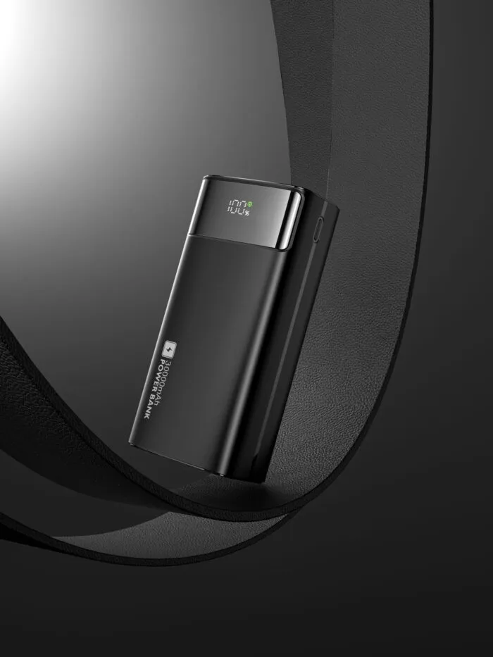 Snapron SNP-3035 22.5W PD USB-A USB-C Lighting Dahili Kablolu 30000mAh Powerbank - Görsel 4