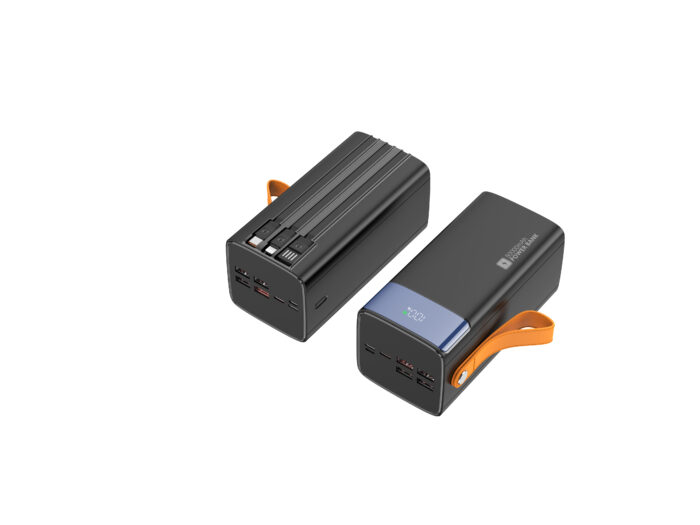 Snapron SNP-3050 22.5W PD USB-A USB-C Lighting Dahili Kablolu QC3.0 50000mAh Powerbank - Görsel 4