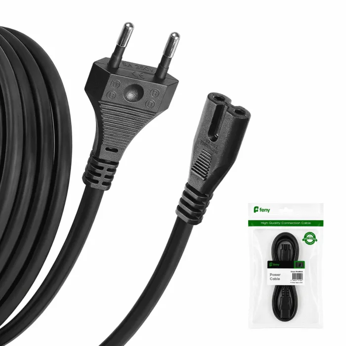 FENY FN-TP015 Teyp Power Kablosu 1.5m 0.75mm - Görsel 2