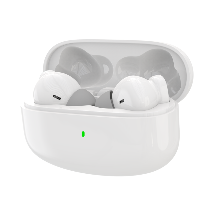 Feny FN-TWS22 TWS Bluetooth 6.0 ANC ENC Dört Mi̇krofon 500+50mAh Beyaz Kulaklık - Görsel 2