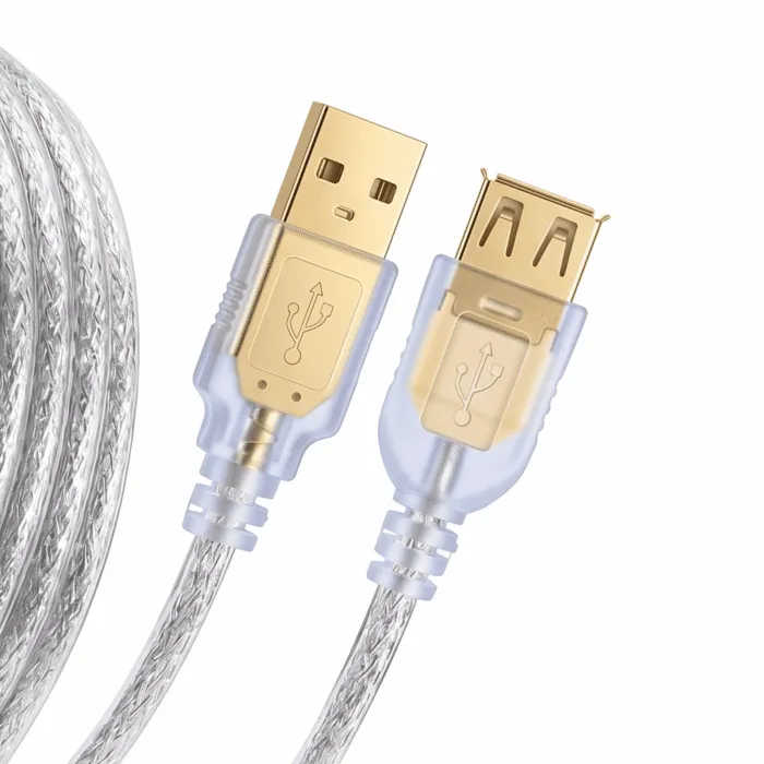 Feny FN-AF3003 USB2.0 AM/AF Şeffaf Uzatma Kablosu 3M - Görsel 2