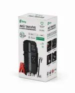 FENY FN-AT20 4'ü 1 Arada 20000mAh Yüksek Akım Korumalı Akü Takviye Cihazı 2500A + 150 PSI Dijital Hava Kompresörü LED Fener Powerbank - Görsel 2