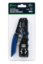 FENY FN-PEN15 Yeni Nesil RJ45 CAT5E/CAT6 Network Kablo Sıkma Ve Soyma Pensesi - Görsel 2