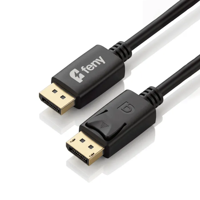 Feny FN-DS4K015 Displayport V1.2 M/M 4K@60Hz 2K@165Hz Altın Kaplama 1.5m Kablo - Görsel 3