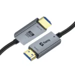 Feny FN-OPHD8K30 Fiber Optic V2.1 HDMI to HDMI Ultra HD  8k@60hz 4k@144hz 48gbps HDR10+ 30m Kablo - Görsel 2