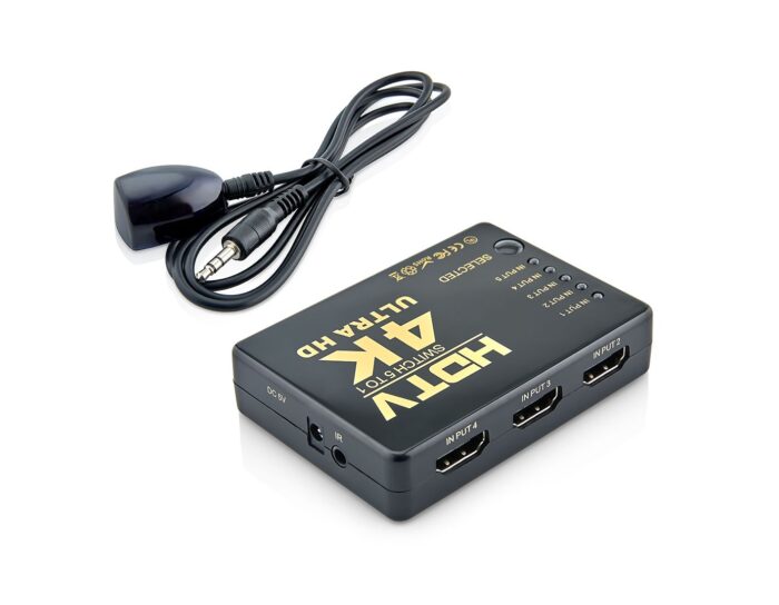Enkado EKD-HS50 5 Port HDMI Switch 4K@30Hz 5 Giriş 1 Çıkış - Görsel 2