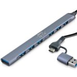Enkado EKD-TP57 7 Port USB Hub 1× USB 3.0 + 6× USB 2.0 5Gbps