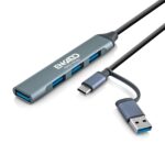 Enkado EKD-TP60 USB 3.0 + USB 2.0 4 Port Type-C/USB-A Hub