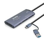 Enkado EKD-TP65 6'sı 1 Arada USB 3.0 + Type-C Kart Okuyucu 5Gbps