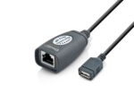 Enkado EKD-UE50 50 Metre USB Extender USB 2.0 CAT6 Ethernet 12Mbps - Görsel 2